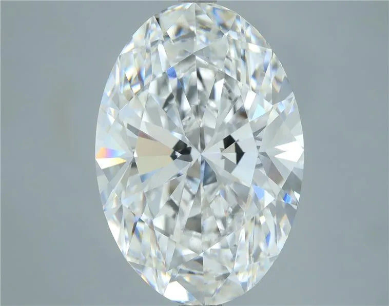 7.12ct Oval Lab Grown Diamond (Colour E, Clarity VS1, Cut EX, IGI Certified)