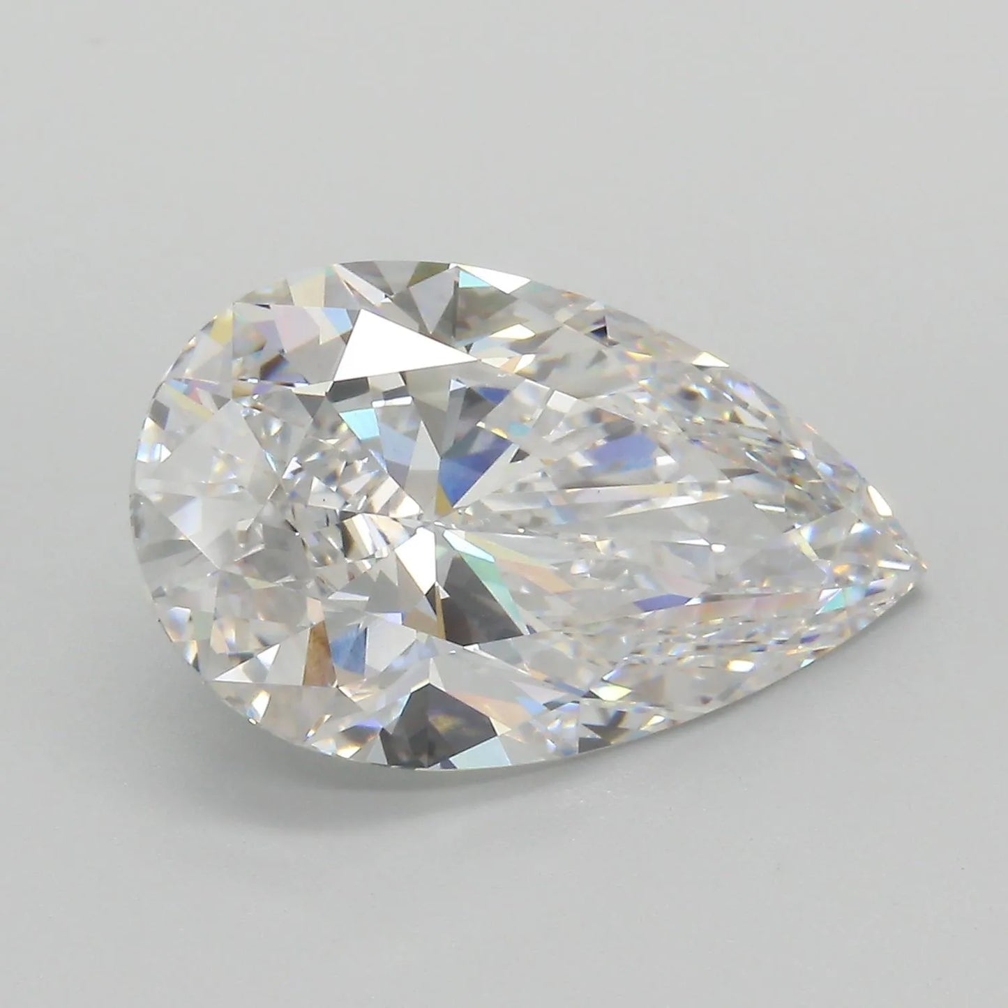 7.15ct Pear Lab Grown Diamond (Colour E, Clarity VVS2, Cut VG, IGI Certified)
