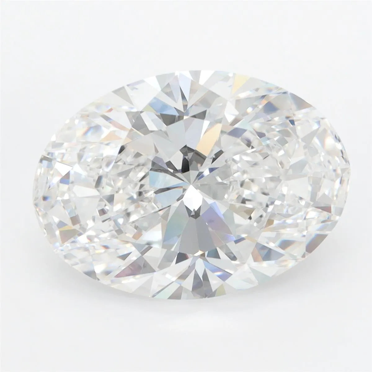 7.21ct Oval Lab Grown Diamond (Colour D, Clarity IF, IGI Certified)