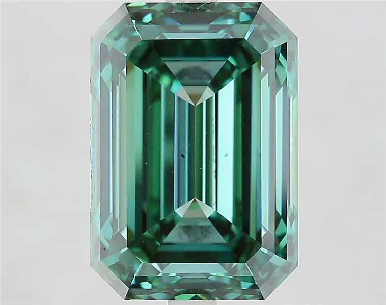 7.53ct Emerald Lab Grown Diamond (Colour Fancy Vivid Green, Clarity VS2, IGI Certified)