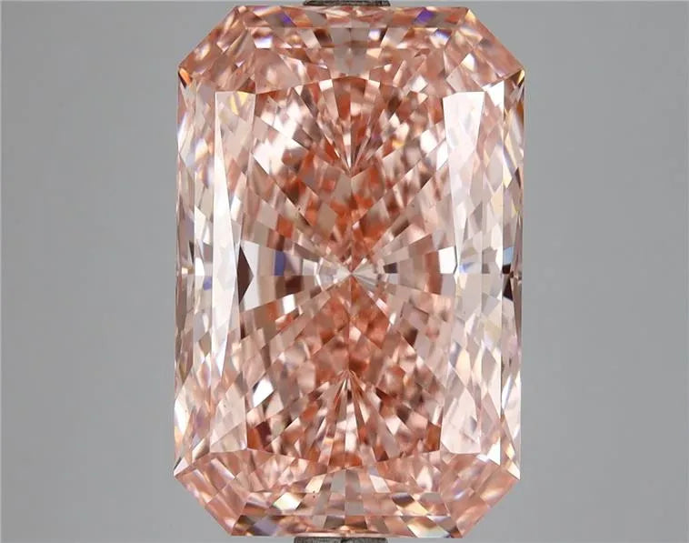 7.59ct Radiant Lab Grown Diamond (Colour Fancy Vivid Pink, Clarity VS1, IGI Certified)