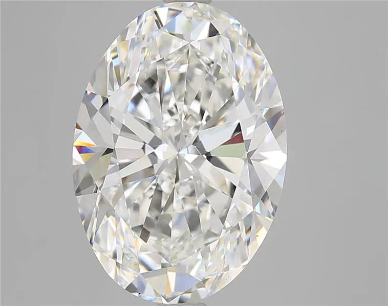 8.00ct Oval Lab Grown Diamond (Colour F, Clarity VVS2, IGI Certified)