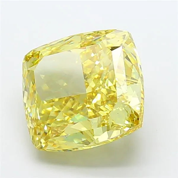 8.85ct Cushion modified Lab Grown Diamond (Colour Fancy Vivid Yellow, Clarity VS1, IGI Certified)
