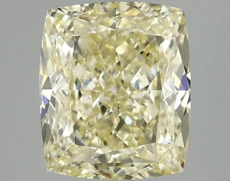 3.02ct Cushion modified Lab Grown Diamond (Colour Fancy Intense Yellow, Clarity VS1, IGI Certified)
