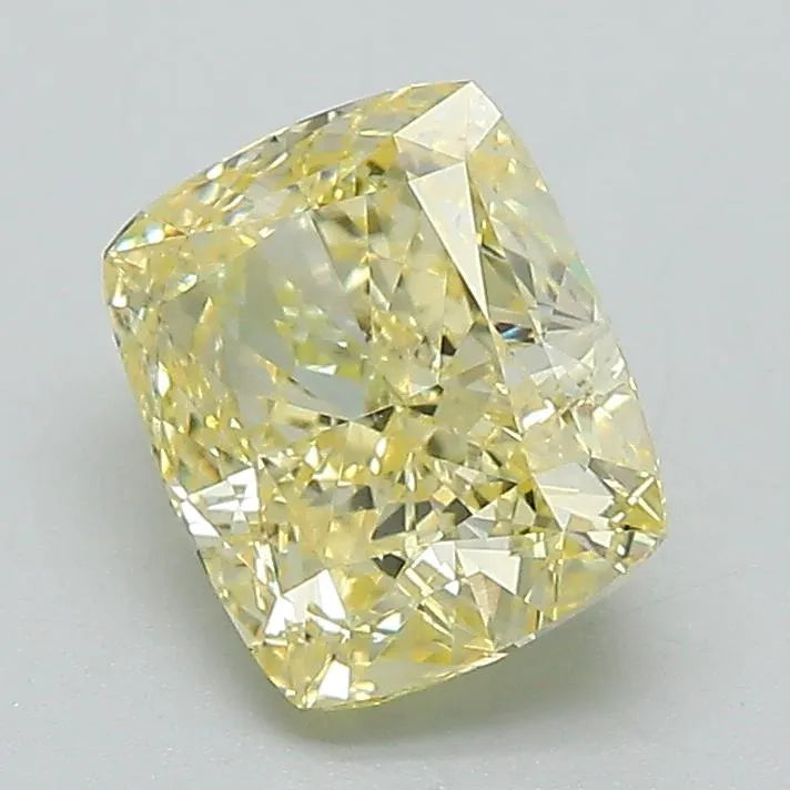 1.65ct Cushion modified Lab Grown Diamond (Colour Fancy Intense Yellow, Clarity VVS2, IGI Certified)