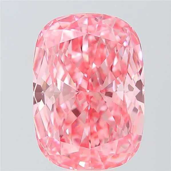 9.04ct Cushion modified Lab Grown Diamond (Colour Fancy Vivid Pink, Clarity VVS2, IGI Certified)