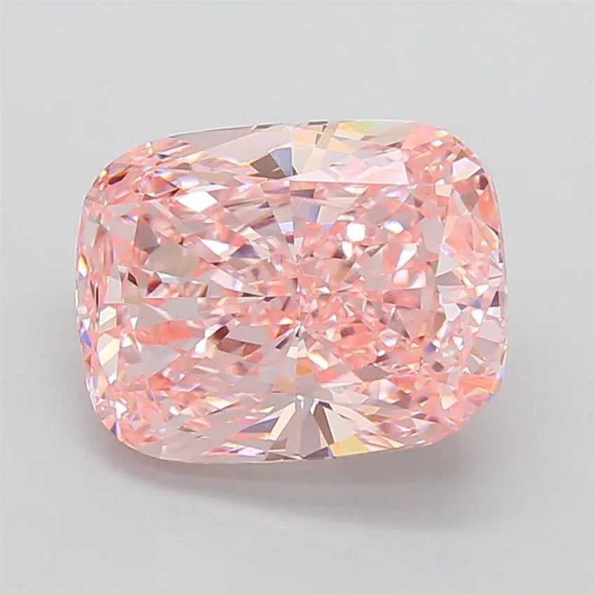 9.24ct Cushion modified Lab Grown Diamond (Colour Fancy Intense Pink, Clarity VVS2, IGI Certified)