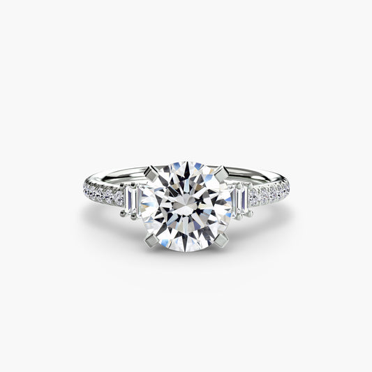 Solitaire with Pavé 4