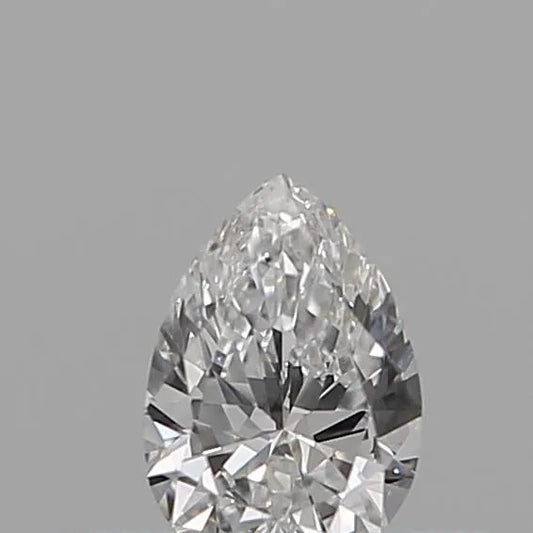 0.08ct Pear Natural Diamond (Colour F, Clarity SI1, Cut VG, IGI Certified)