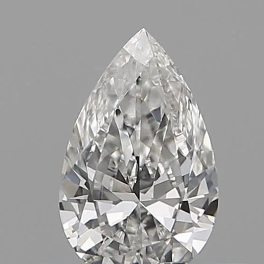 0.12ct Pear Natural Diamond (Colour E, Clarity VS2, Cut VG, IGI Certified)