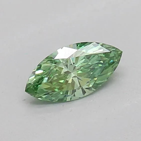 0.15ct Marquise Lab Grown Diamond (Colour Fancy Vivid Green, Clarity VVS2, IGI Certified)
