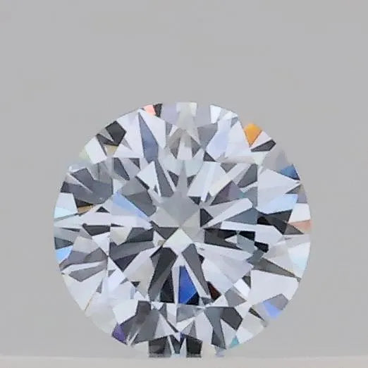 0.15ct Round Lab Grown Diamond (Colour Fancy Light Blue, Clarity VVS2, Cut EX, IGI Certified)
