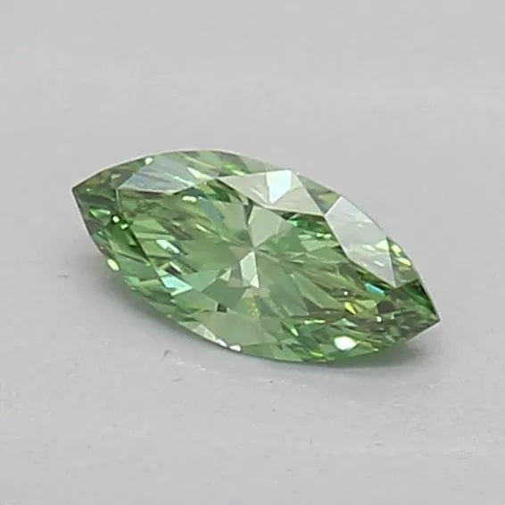 0.16ct Marquise Lab Grown Diamond (Colour Fancy Vivid Green, Clarity VS2, IGI Certified)