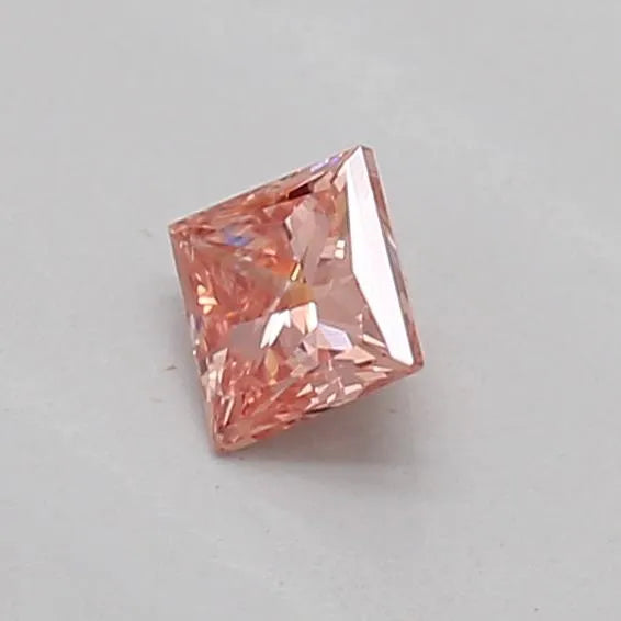 0.16ct Princess Lab Grown Diamond (Colour Fancy Intense Pink, Clarity VVS2, IGI Certified)