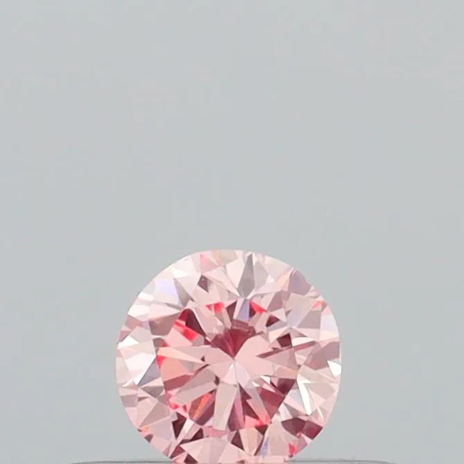 0.16ct Round Lab Grown Diamond (Colour Fancy Intense Pink, Clarity VVS2, Cut VG, IGI Certified)