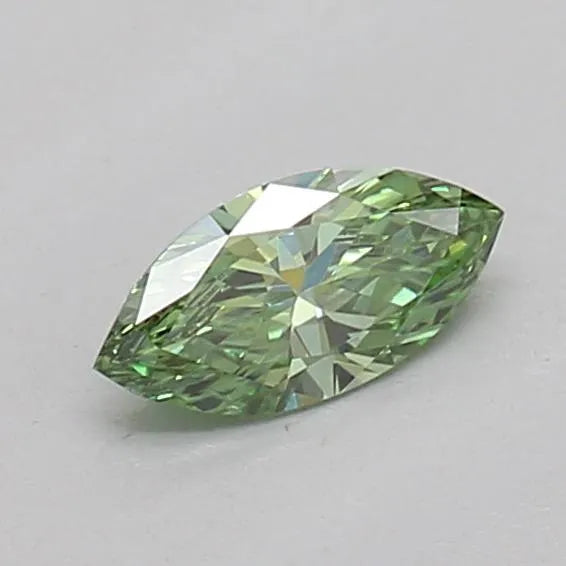 0.17ct Marquise Lab Grown Diamond (Colour Fancy Vivid Green, Clarity VS2, IGI Certified)