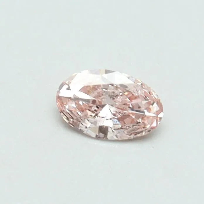 0.18ct Oval Lab Grown Diamond (Colour Fancy Intense Pink, Clarity SI1, IGI Certified)