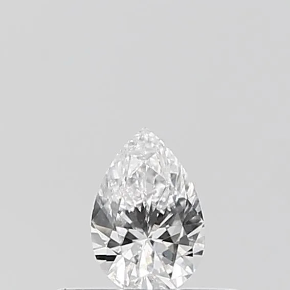 0.18ct Pear Natural Diamond (Colour D, Clarity SI2, GIA Certified)