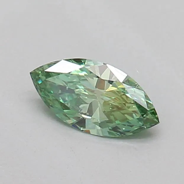 0.19ct Marquise Lab Grown Diamond (Colour Fancy Vivid Green, Clarity VS2, IGI Certified)