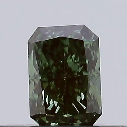 0.19ct Radiant Lab Grown Diamond (Colour Fancy Deep Green, Clarity VVS2, IGI Certified)