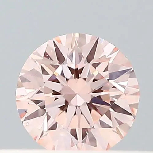 0.19ct Round Lab Grown Diamond (Colour Fancy Pink, Clarity VS1, Cut VG, IGI Certified)