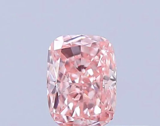 0.20ct Cushion modified Lab Grown Diamond (Colour Fancy Vivid Pink, Clarity VS1, IGI Certified)