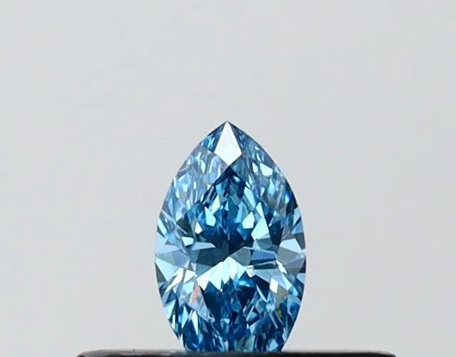 0.20ct Marquise Lab Grown Diamond (Colour Fancy Vivid Blue, Clarity VS1, IGI Certified)