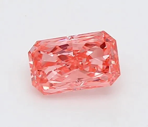 0.20ct Radiant Lab Grown Diamond (Colour Fancy Vivid Pink, Clarity VS1, IGI Certified)