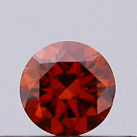 0.20ct Round Lab Grown Diamond (Colour Fancy Vivid Orange, Clarity SI1, Cut VG, IGI Certified)