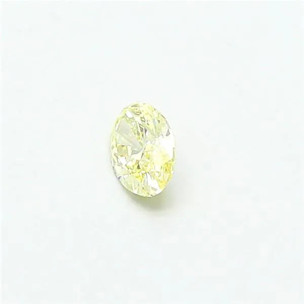 0.21ct Oval Lab Grown Diamond (Colour Fancy Yellow, Clarity VS1, IGI Certified)