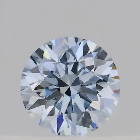 0.21ct Round Lab Grown Diamond (Colour Fancy Light Blue, Clarity VVS2, Cut VG, IGI Certified)