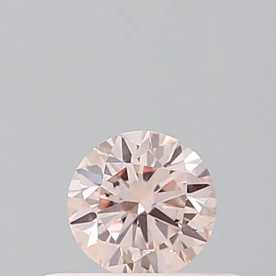 0.22ct Round Lab Grown Diamond (Colour Fancy Pink, Clarity SI1, Cut VG, IGI Certified)