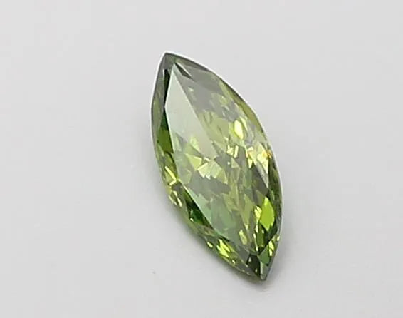 0.23ct Marquise Lab Grown Diamond (Colour Fancy Vivid Green, Clarity VS1, IGI Certified)