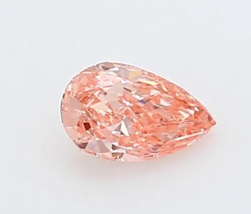 0.24ct Pear Lab Grown Diamond (Colour Fancy Vivid Pink, Clarity VVS2, IGI Certified)