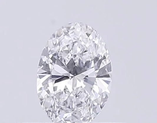 0.25ct Oval Lab Grown Diamond (Colour D, Clarity VVS2, IGI Certified)