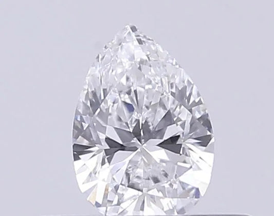 0.25ct Pear Lab Grown Diamond (Colour D, Clarity VVS2, IGI Certified)