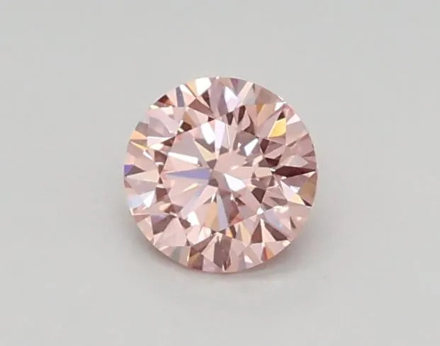 0.25ct Round Lab Grown Diamond (Colour Fancy Intense Pink, Clarity VVS2, Cut ID, IGI Certified)