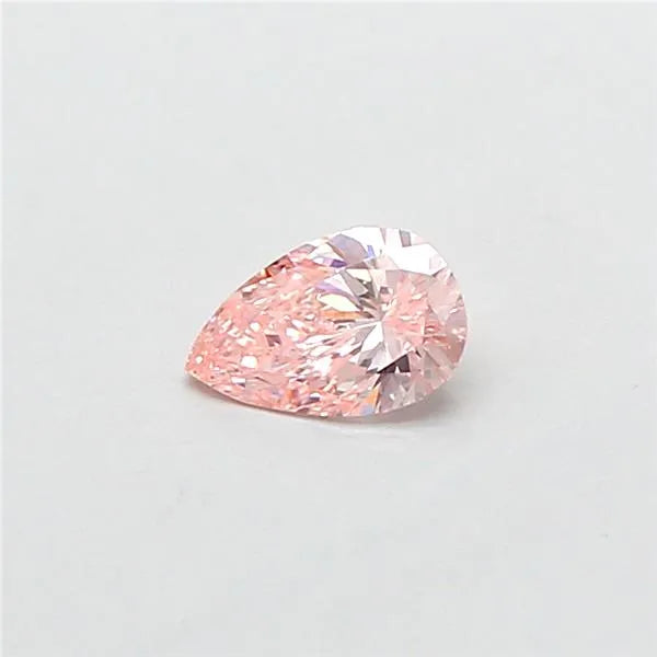 0.26ct Pear Lab Grown Diamond (Colour Fancy Intense Pink, Clarity VVS2, IGI Certified)