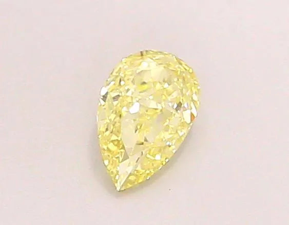 0.26ct Pear Lab Grown Diamond (Colour Fancy Light Yellow, Clarity VVS2, IGI Certified)