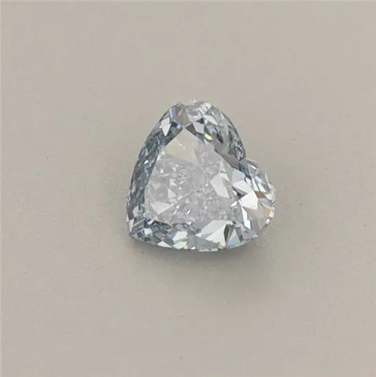0.27ct Heart Lab Grown Diamond (Colour Fancy Vivid Blue, Clarity VVS1, IGI Certified)