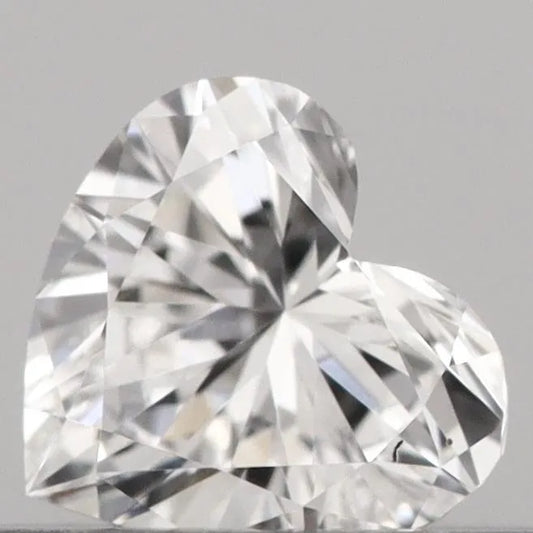 0.28ct Heart Lab Grown Diamond (Colour E, Clarity VVS2, IGI Certified)