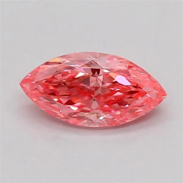 0.28ct Marquise Lab Grown Diamond (Colour Fancy Vivid Pink, Clarity VS1, IGI Certified)