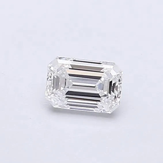 0.29ct Emerald Lab Grown Diamond (Colour D, Clarity VVS2, IGI Certified)