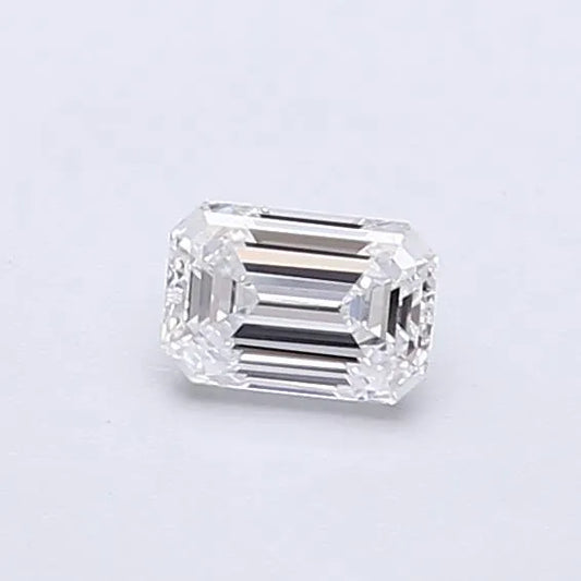 0.29ct Emerald Lab Grown Diamond (Colour D, Clarity VVS2, IGI Certified)