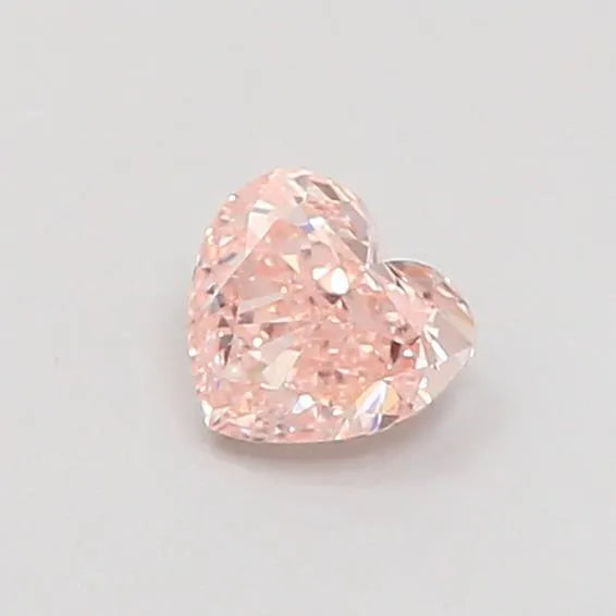 0.29ct Heart Lab Grown Diamond (Colour Fancy Pinkish Brown, Clarity VS1, IGI Certified)