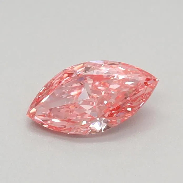 0.29ct Marquise Lab Grown Diamond (Colour Fancy Vivid Pink, Clarity VS2, IGI Certified)
