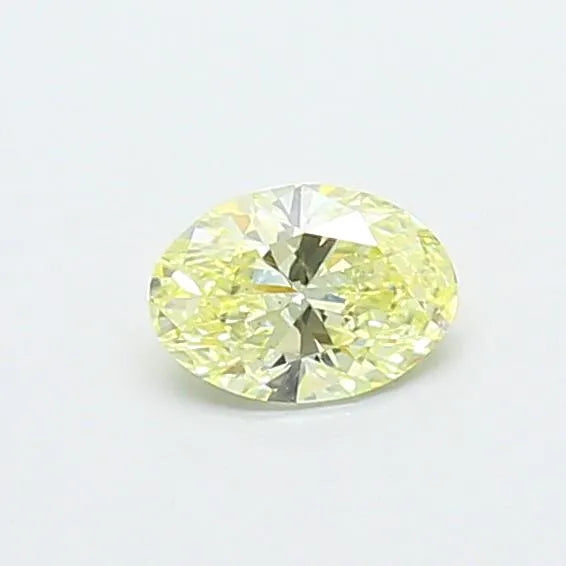 0.29ct Oval Lab Grown Diamond (Colour Fancy Light Yellow, Clarity VS2, IGI Certified)