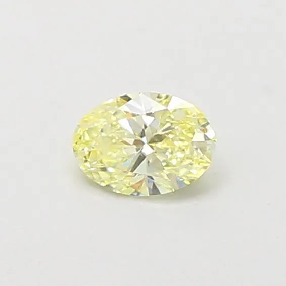 0.29ct Oval Lab Grown Diamond (Colour Fancy Yellow, Clarity VVS2, IGI Certified)