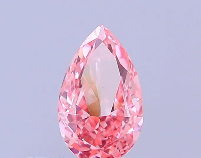 0.29ct Pear Lab Grown Diamond (Colour Fancy Intense Pink, Clarity VS1, IGI Certified)