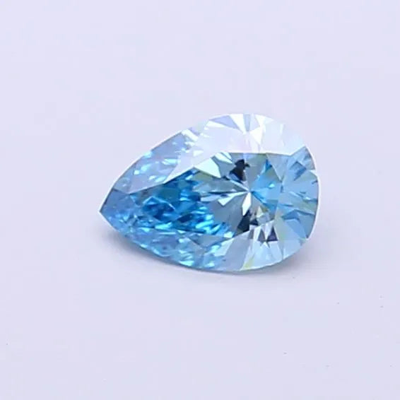 0.29ct Pear Lab Grown Diamond (Colour Fancy Vivid Blue, Clarity VS1, IGI Certified)